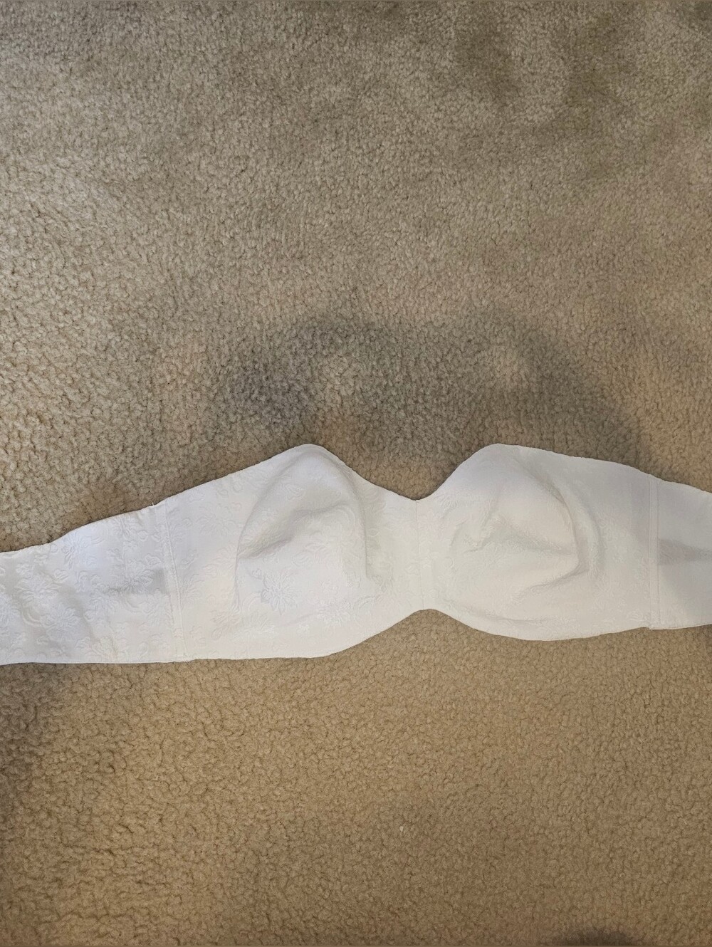 White Strapless Bra